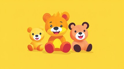 Playful and Vibrant Logo Design for 'Happy Toys': Fun and Engaging Branding with Colorful and Cheerful Elements for Children's Toy Store