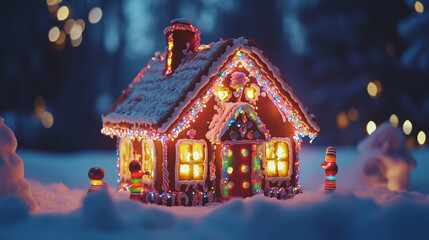 Fototapeta premium Christmas gingerbread house