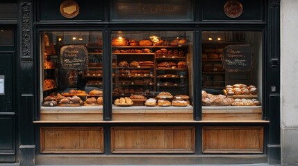 A Parisian Bakery Window Display