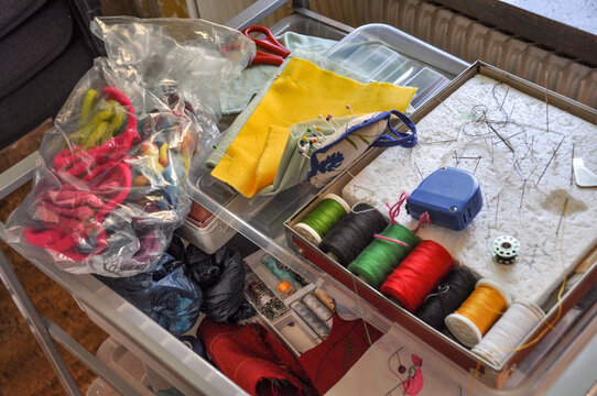 Sewing kit box