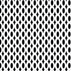 Black and white geometric seamless pattern.