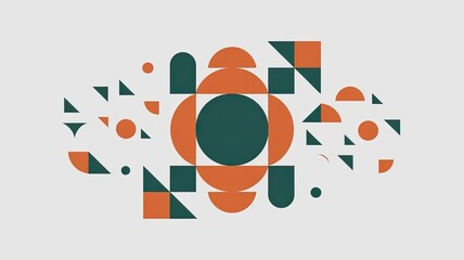 Obraz premium a flat vector illustration of a background