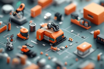 AI integrated global logistics networks data driven supply chain management and autonomous delivery systems enabling efficient sustainable and innovative transportation solutions for the future