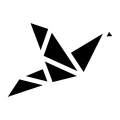 origami bird icon