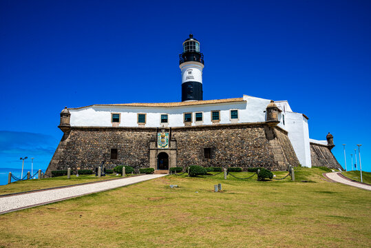 Lighthouse in Salvador , Bahia,  Brazil - Farol da Barra