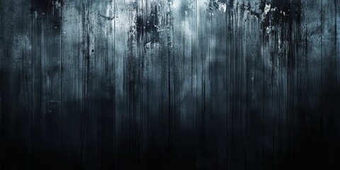 Dark Abstract Texture with Vertical Streaks and Grunge Effect, Suitable for Backgrounds, Graphic Designs, or Artistic Projects in Moody Atmosphere