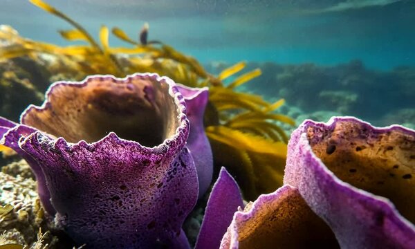 Purple Sea Squirt Close-up