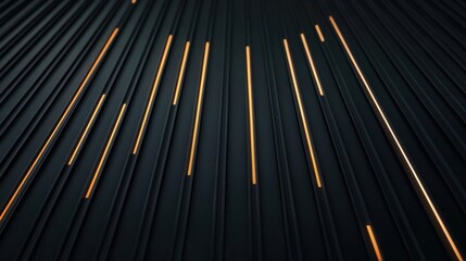 Abstract lines of light on a textured dark background