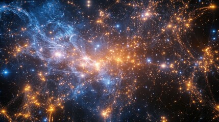 Naklejka premium constellations help us learn about the universe's past? Discuss how studying the stars within constellations can reveal information about their age,