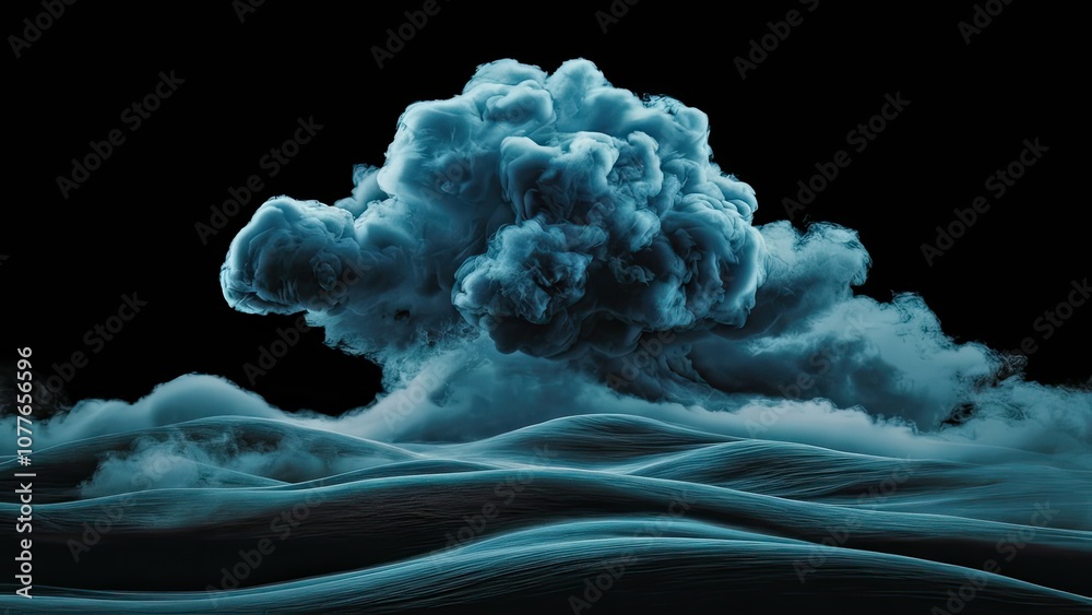 Canvas Prints mesmerizing image of a vast swirling cloud