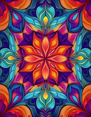 Colorful abstract art design
