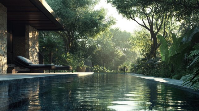 Luxury Tropical Poolside Retreat
