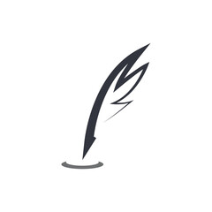 Writer Logo Template Icon