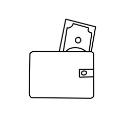 Wallet line icon