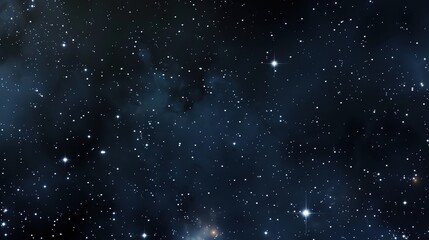 Obraz premium Panorama_with_many_stars_in_sky