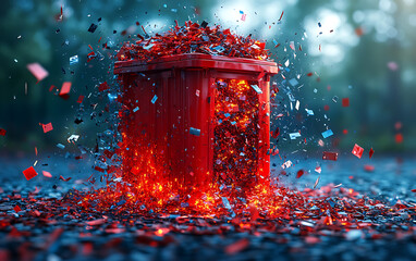 Digital Declutter: Efficient Waste Management