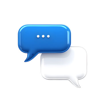chat icon on a white background