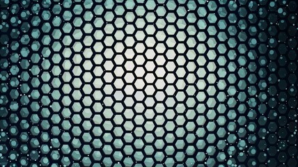 abstract background with a dark blue honeycomb