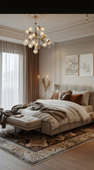 Opulence Meets Minimalism – Modernistic Master Bedroom Design