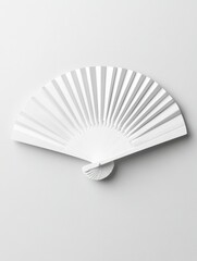 Modern Bamboo Wall Clock with White Shade and Silver Details