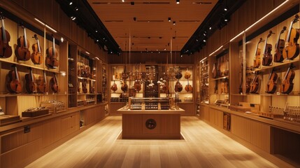 Violin Showroom: A Symphony of Wood and Sound