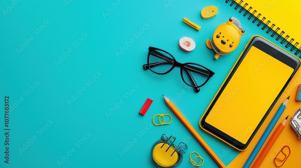 Poster explore innovative educational apps and devices that enhance student learning in a clean and engagin
