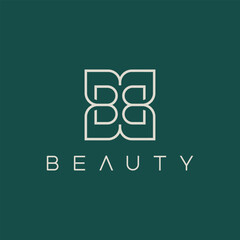 initial letter B beauty logo design vector template © Naynaa