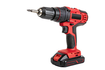 electric drill isolated on white background 
