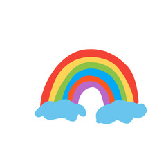 Rainbow Icon Vector