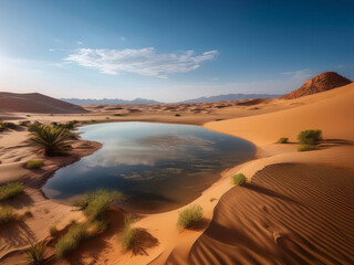 Fototapeta premium water in the desert