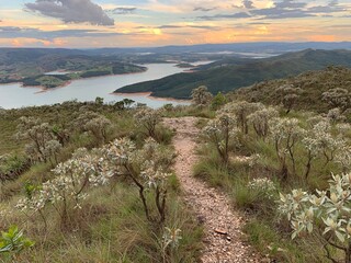 view from the top of the mountain