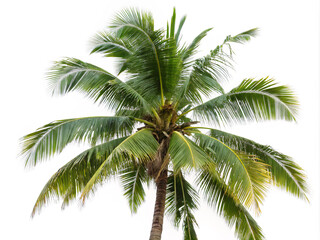 palm tree isolated on white. palm, tree, sky, tropical, coconut, palm tree, nature, green, summer, beach, travel, palms, leaves, plant, leaf, vacation, island, exotic, isolated, sun, hawaii, tourism, 