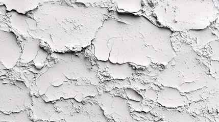 Fototapeta premium Detailed Textured Surface featuring Rough Black and White Patterns with Cracked, Flaking Layers for Artistic and Architectural Use in Design Projects