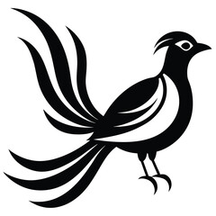 Bird of Paradise Exotic Flower Vector.