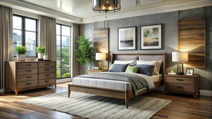 Transform your living space with chic bedroom furniture, showcasing elegant beds, dressers, nightstands, and innovative decor ideas for a modern, inviting atmosphere.