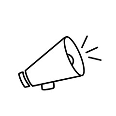 Megaphone line icon