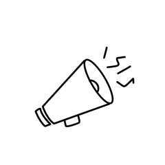 Megaphone line icon