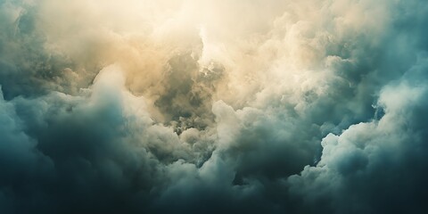 Fototapeta premium Abstract Dramatic Storm Clouds, Nature Background with Sky and Sun