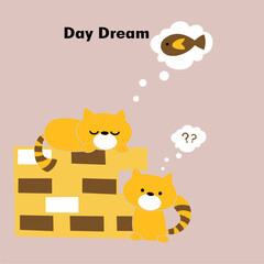 Cute Cartoon illustration designs are suitable for children's t-shirt designs, screen printed t-shirts, greeting cards and others.	
