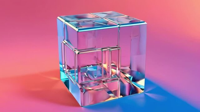 Transparent Cube Animation
