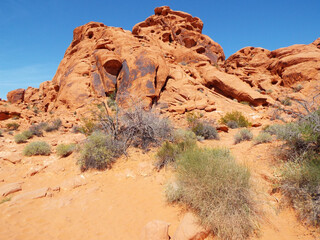 Valley of Fire is one of the most incredible natures wonder of Southern Nevada with plenty of red...