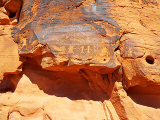 Valley of Fire is one of the most incredible natures wonder of Southern Nevada with plenty of red rocks and ancient petroglyphs   