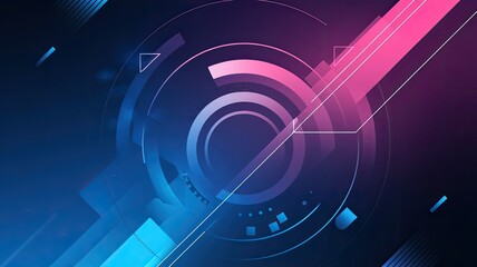 Obraz premium abstract futuristic background with a speed light