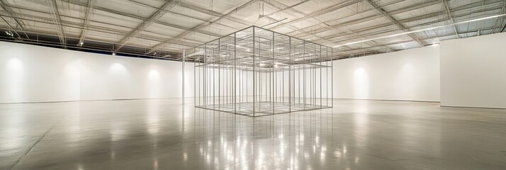 empty corridor in modern building