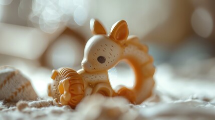 Handmade Baby Lion Soap on Hand