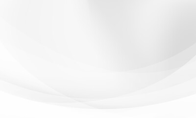 Abstract White Background With Curved Lines