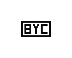 BYC Logo design vector template. BYC