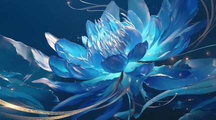 Naklejka premium traditional ancient lotus illustration poster background