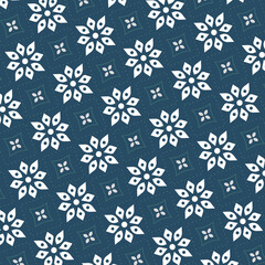 Flower geometric pattern Seamless background Ornament for fabric