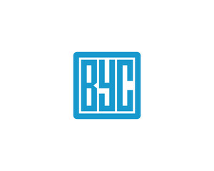 BYC Logo design vector template. BYC